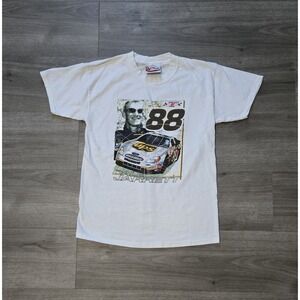 Vintage NASCAR T-Shirt Youth Large Dale Jarrett UPS Ford‎